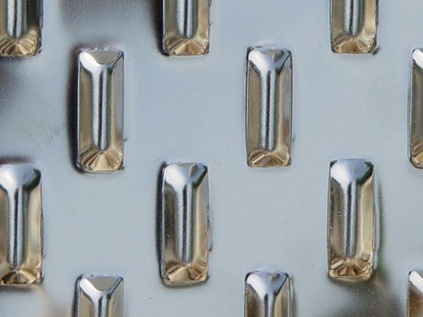 2M goffered plat No. 6 electrolytically polished