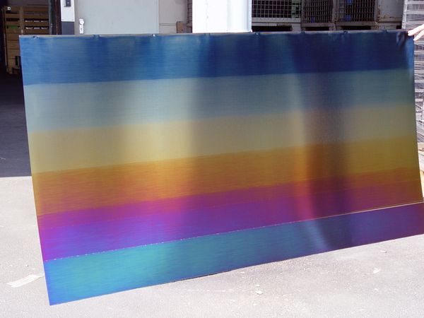 Rainbow sheet metal