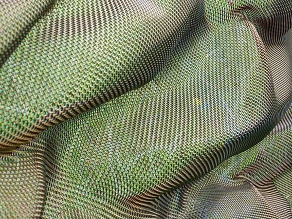 Wire cloth – green / gold