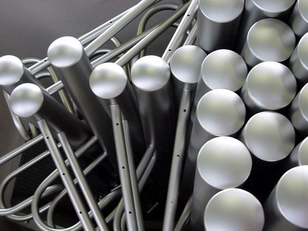 Bicycle stands electro polished