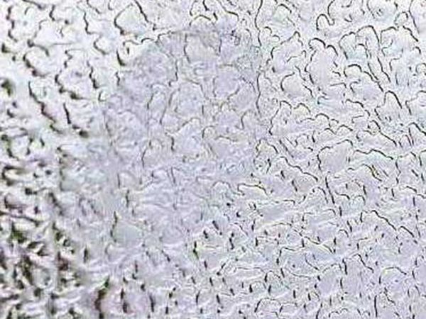 INOX-TEC® slightly wiped fingerprint on dessin Ledernarben, untreated