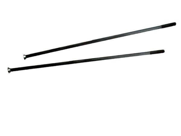 Motorcycle spokes black