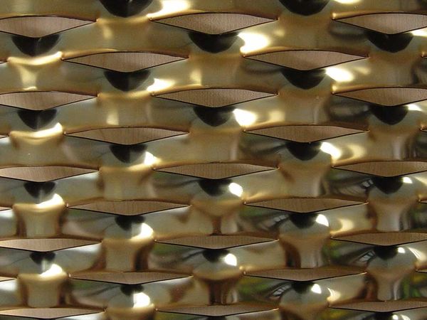 Expanded metal - gold