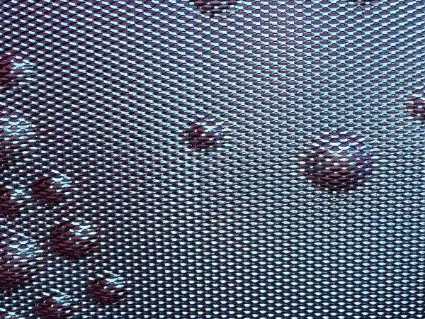 Individual design expanded metal - red / green